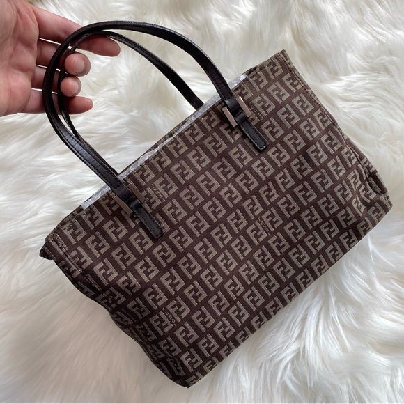 Authentic vintage Fendi Zucca mini tote - Picture 6 of 8